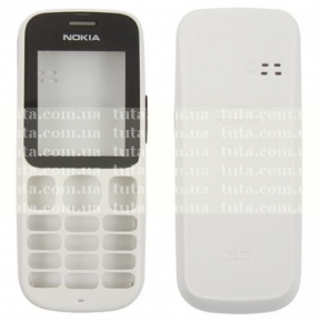 Корпус для Nokia 101 белый, передняя и задняя панели (класс ААА)